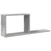 vidaXL Sv&aelig;vehylder Betongr&aring; 80 x 15 x 30 cm Konstrueret tr&aelig;