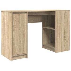 vidaXL skrivebord 120x42x76 cm konstrueret tr&aelig; sonoma-eg