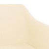 vidaXL drejelig spisebordsstol stof cremefarvet