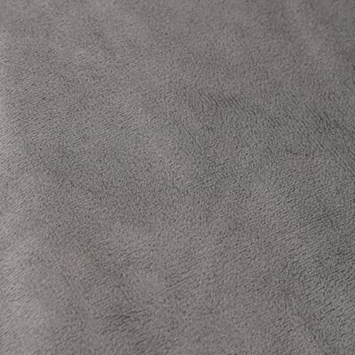 vidaXL tyngdetæppe med betræk 137x200 cm 6 kg stof grå