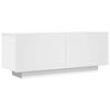 vidaXL tv-bord 100x35x40 cm konstrueret tr&aelig; hvid