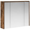 vidaXL Badev&aelig;relsesspejlskab R&oslash;get eg 73,5 x 16 x 62,5 cm