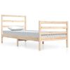 vidaXL sengeramme 90x200 cm massivt fyrretr&aelig;