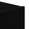 vidaXL Natskab med skuffe Sort eg 45 x 40 x 55 cm Konstrueret tr&aelig;