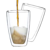 HI macchiato-glas til latte 2 stk. 400 ml transparent