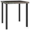vidaXL havebord 70x70x73 cm polyrattan gr&aring;