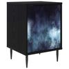 vidaXL Natskab RAALTE Sort eg 36 x 33 x 51 cm Konstrueret tr&aelig;