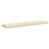 vidaXL B&aelig;nkpude SOEST 100% polyester Cremefarvet 200 x 40 x 8 cm