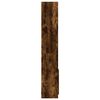 vidaXL reol 92x33x180 cm konstrueret træ røget egetræsfarve