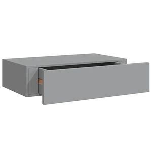 vidaXL v&aelig;ghylde med skuffe 40x23,5x10 cm MDF gr&aring;
