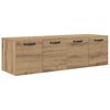 vidaXL V&aelig;gskab 2 stk. 120 x 36,5 x 35 cm Konstrueret tr&aelig; Artisan-eg