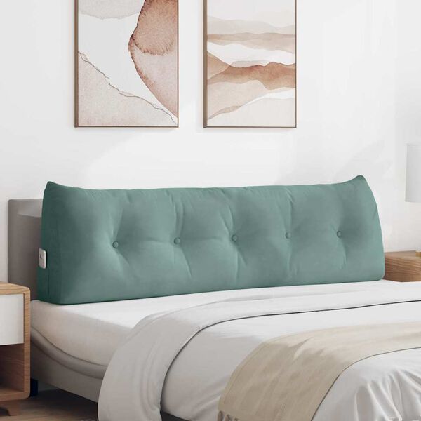 vidaXL Rygpude Havgr&oslash;n 160 x 24 x 50 cm Fl&oslash;jl