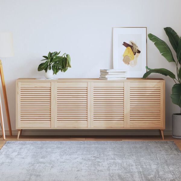 vidaXL skabslåger 4 stk. 61,5x49,4 cm lameldesign massivt fyrretræ