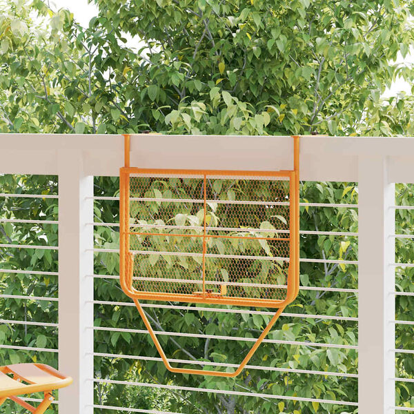 vidaXL altanbord 60x40 cm st&aring;l gul