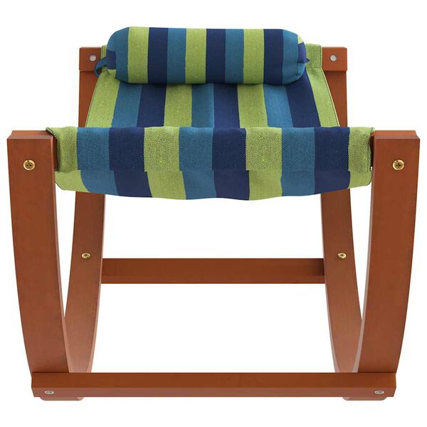 vidaXL h&aelig;ngek&oslash;je med stativ til b&oslash;rn stof bl&aring; og gr&oslash;n