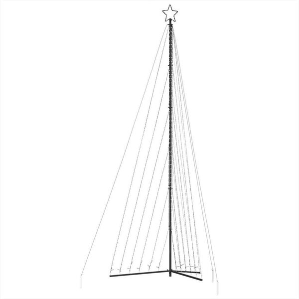 vidaXL LED-juletræ 789 LED'er 476 cm koldt hvidt lys