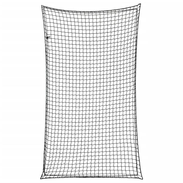 vidaXL trailernet med elastiksnor 6x3,5 m PP sort