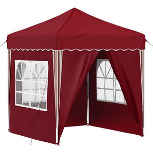 vidaXL Pop-up Festtelt Bordeaux 195 x 195 x 245 cm Oxford stof