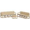 vidaXL Udend&oslash;rs sofagruppe med pude 9 pcs Hvid og Beige