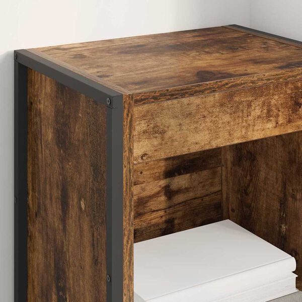 vidaXL Bogskab R&oslash;get Eg 80 x 30 x 155 cm Konstrueret tr&aelig;