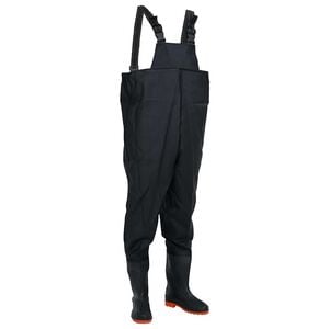 vidaXL waders med st&oslash;vler str. 40 sort