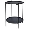 H&S Collection sidebord 50,5 cm metal sort