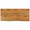 vidaXL bordplade 140x60x2,5 cm naturlig kant massivt mangotr&aelig;