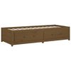 vidaXL daybed 90x200 cm massivt fyrretr&aelig; gyldenbrun