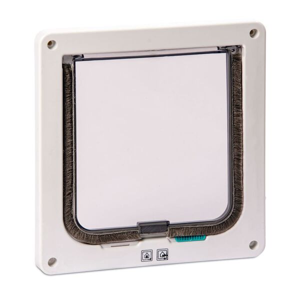 Karlie 2-vejs l&aring;sbar kattelem Porta 19,2x5x20 cm hvid