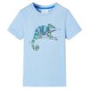vidaXL Kort&aelig;rmet T-shirt til b&oslash;rn str. 104 lysebl&aring;
