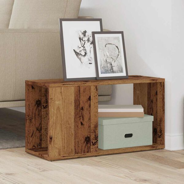 vidaXL tv-bord 60x24x32 cm konstrueret træ antikt træ