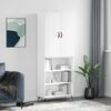 vidaXL h&oslash;jskab 69,5x34x180 cm konstrueret tr&aelig; hvid