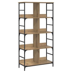 vidaXL Bogreol 4 niveauer 78,5 x 33 x 153 cm metal PB Artisan-eg