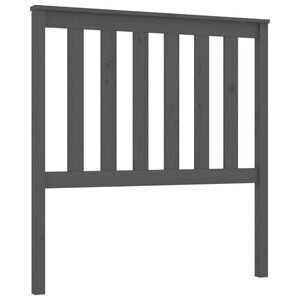 vidaXL sengeg&aelig;rde 96x6x101 cm massivt fyrretr&aelig; gr&aring;