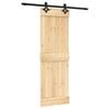vidaXL Skyded&oslash;r 70 x 210 cm Massivt Fyrretr&aelig; (Ubehandlet)