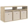 vidaXL Lavbord med skuffe Sonoma eg 87 x 27,5 x 43 cm