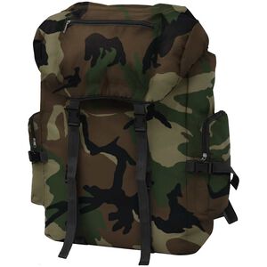 vidaXL Milit&aelig;rinspireret rygs&aelig;k 65 l camouflage