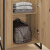 vidaXL Warderobe 2 pcs Artisan eg 50 x 50 x 200 cm Konstrueret tr&aelig;