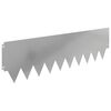 vidaXL Pl&aelig;nekant 10 pcs 103 x 30 cm metal S&oslash;lv