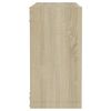 vidaXL væghylder 4 stk. 30x15x30 cm kubeformet sonoma-eg