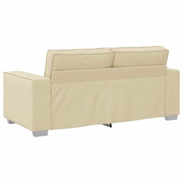 vidaXL Sofa Creme 180 x 80 x 84 cm Stof