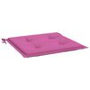 vidaXL hynder til havestol 6 stk. 40x40x4 cm stof pink
