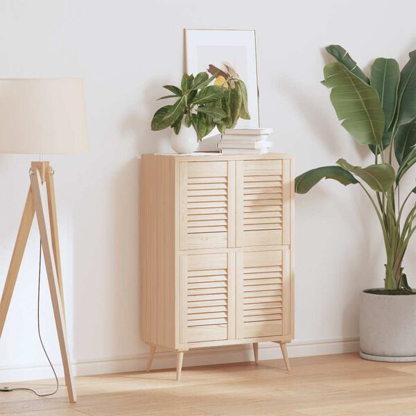 vidaXL skabsl&aring;ger 4 stk. 39,5x29,5 cm lameldesign massivt fyrretr&aelig;