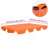 vidaXL baldakin til havegynge 150/130x105/70 cm orange