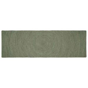 vidaXL Omr&aring;det&aelig;pper Olivengr&oslash;n 80 x 200 cm Jute