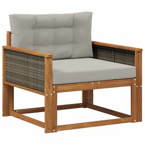 vidaXL Udend&oslash;rs Mellem Sofa Naturfarvet