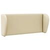 vidaXL Hovedg&aelig;rde&oslash;re Creme 40 x 23 x 6 cm PVC