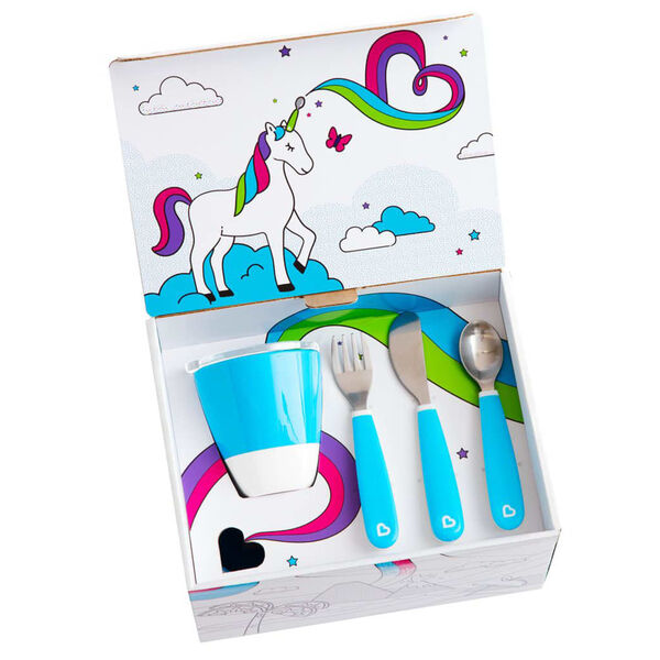 Munchkin spises&aelig;t 7 dele Color Me Hungry bl&aring;