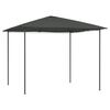 vidaXL pavillon 3x3x2,6 m 160 g/m&sup2; antracitgr&aring;