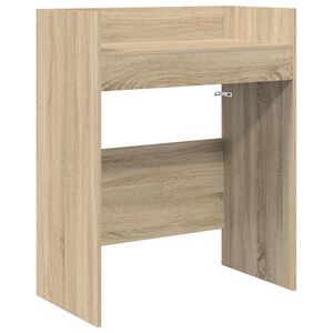 vidaXL DJ Bord Sonoma-eg 82 x 45 x 102 cm Konstrueret tr&aelig;